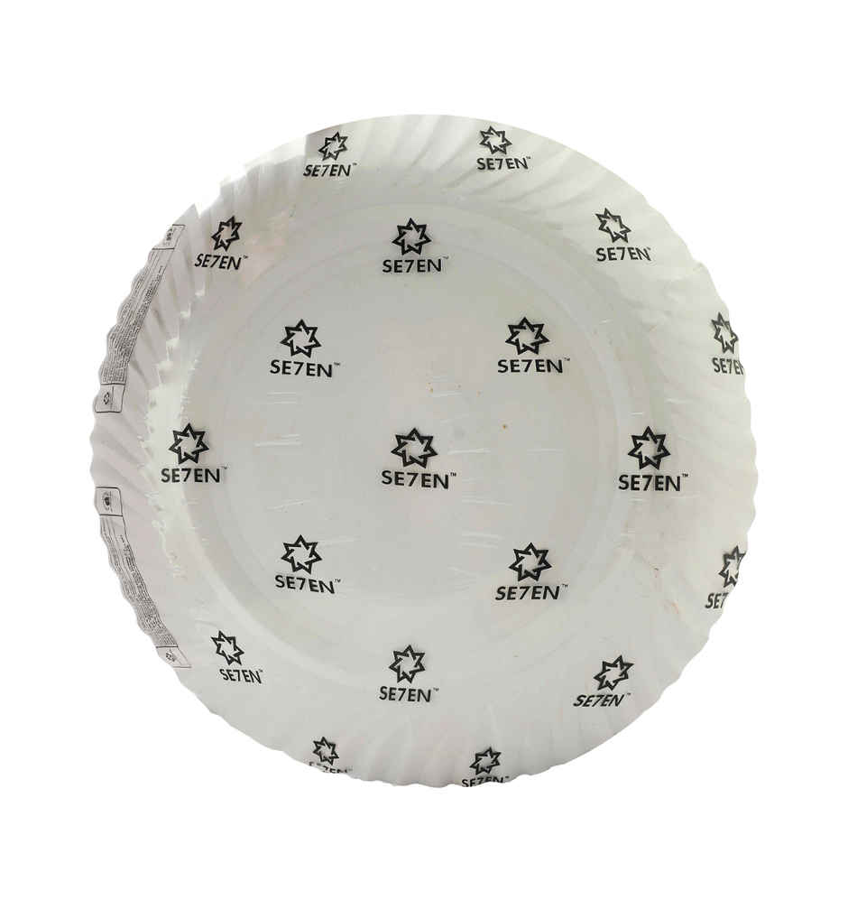 Paper Plate Round | White | 20 cm | SE7EN