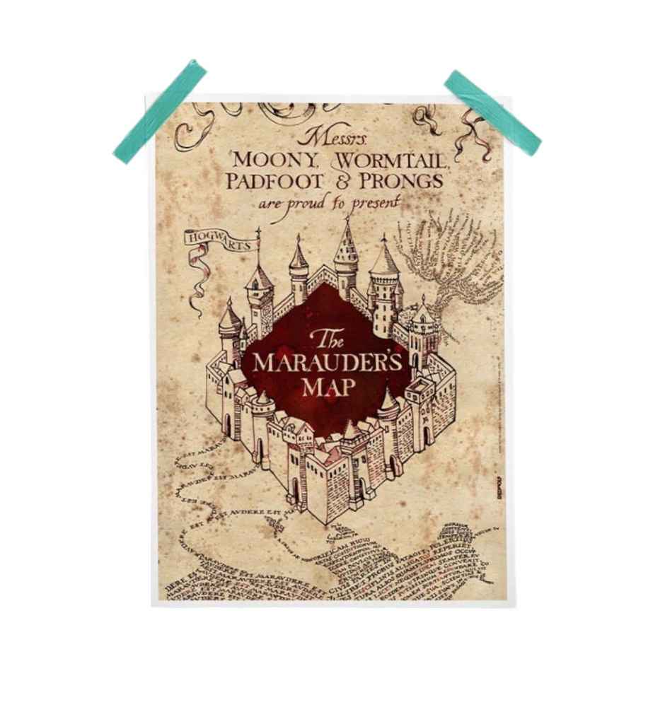 House Of Festivals Harry Potter: The Marauder's Map - Harry Potter Official Poster