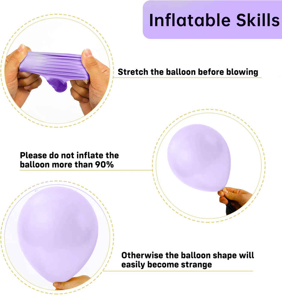 Pastel Balloons for Birthday, Engagement, Wedding | Pink and Purple | Party Propz