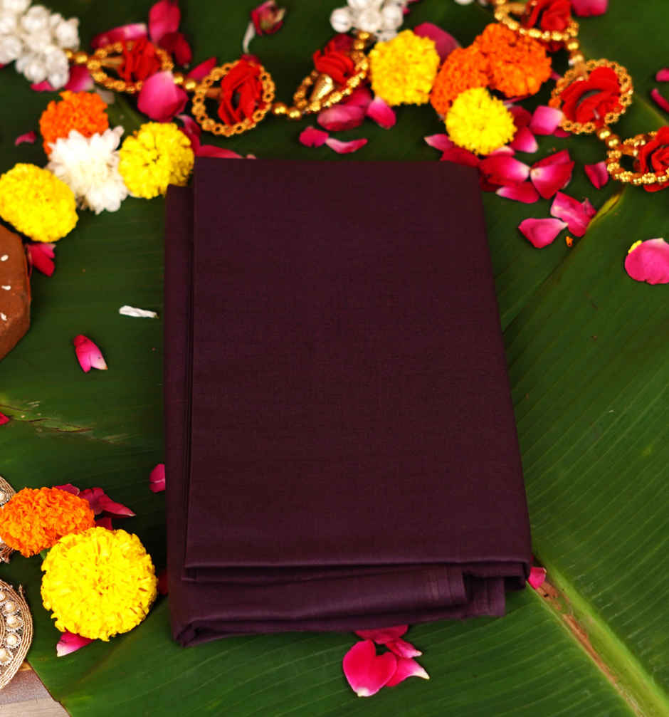 Purple Pooja Vastra - 1 m | ServDharm