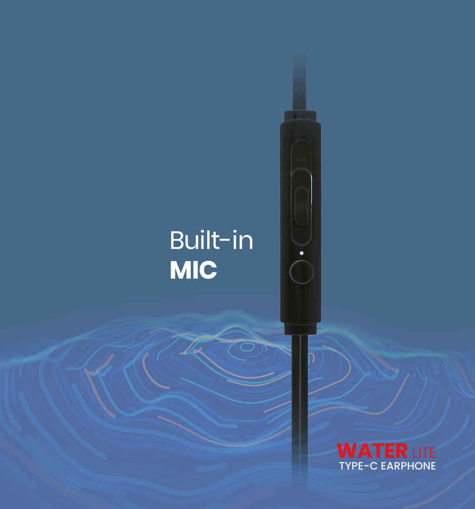 Swiss Military Water Lite Type-C Earphone - Black