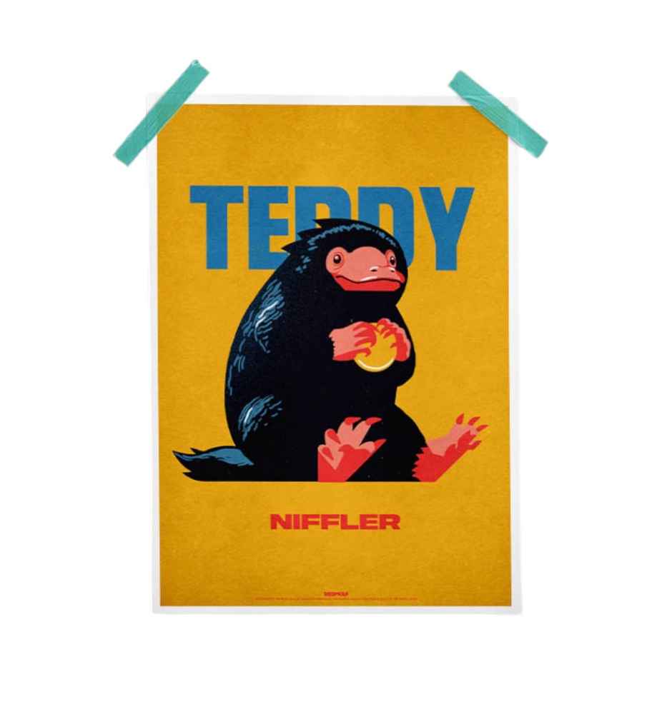 House Of Festivals Teddy - Fantastic Beasts Official Poster