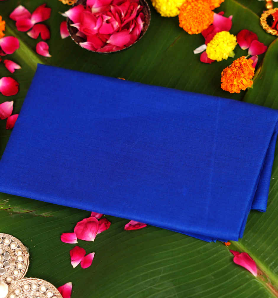 Royal Blue Pooja Vastra - 1 m | ServDharm
