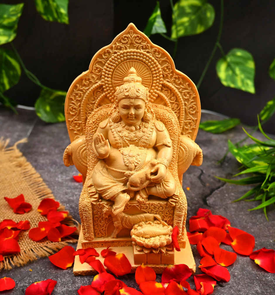 Lord Kuber, The God Of Wealth Idol | ServDharm