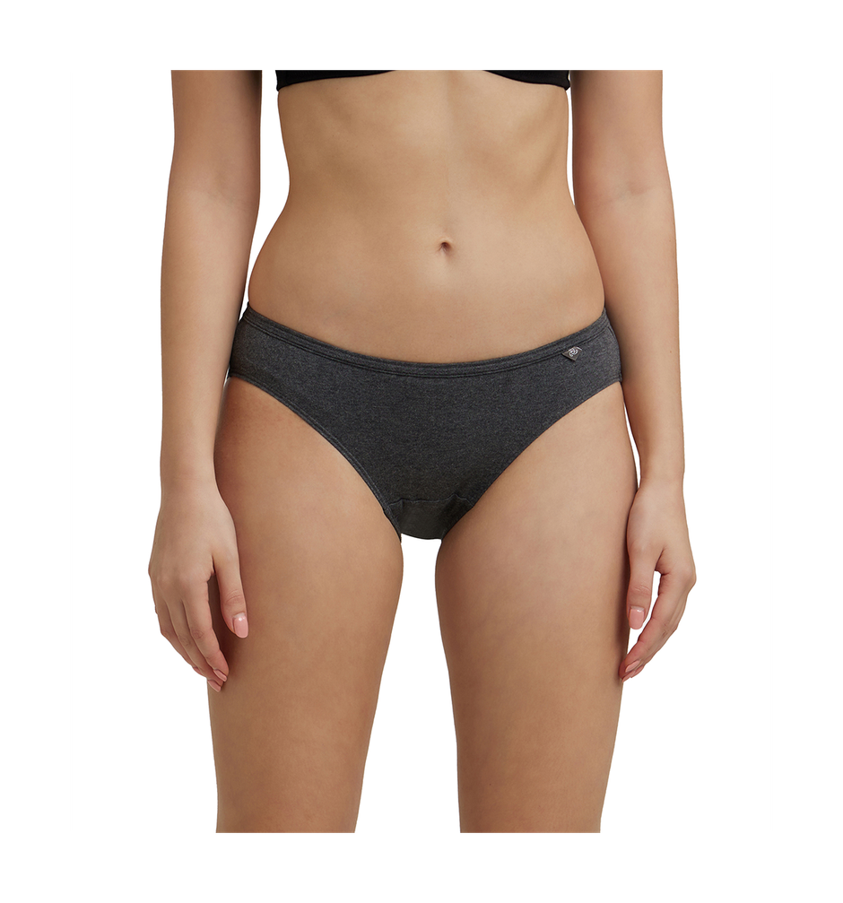 Jockey 1410 Women's Medium Coverage Super Combed Cotton Underwear Bikini (PO3, Assorted) Panty