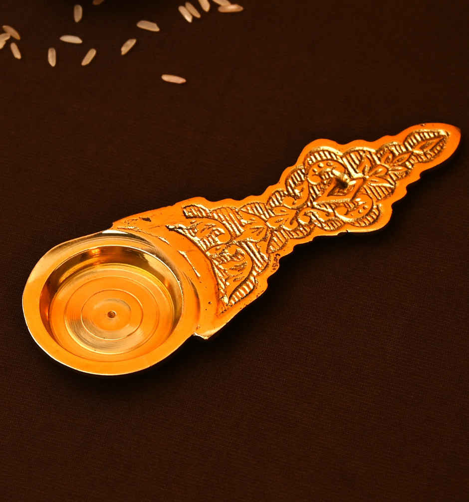 Servdharm Pure Brass Camphoor Burner | ServDharm