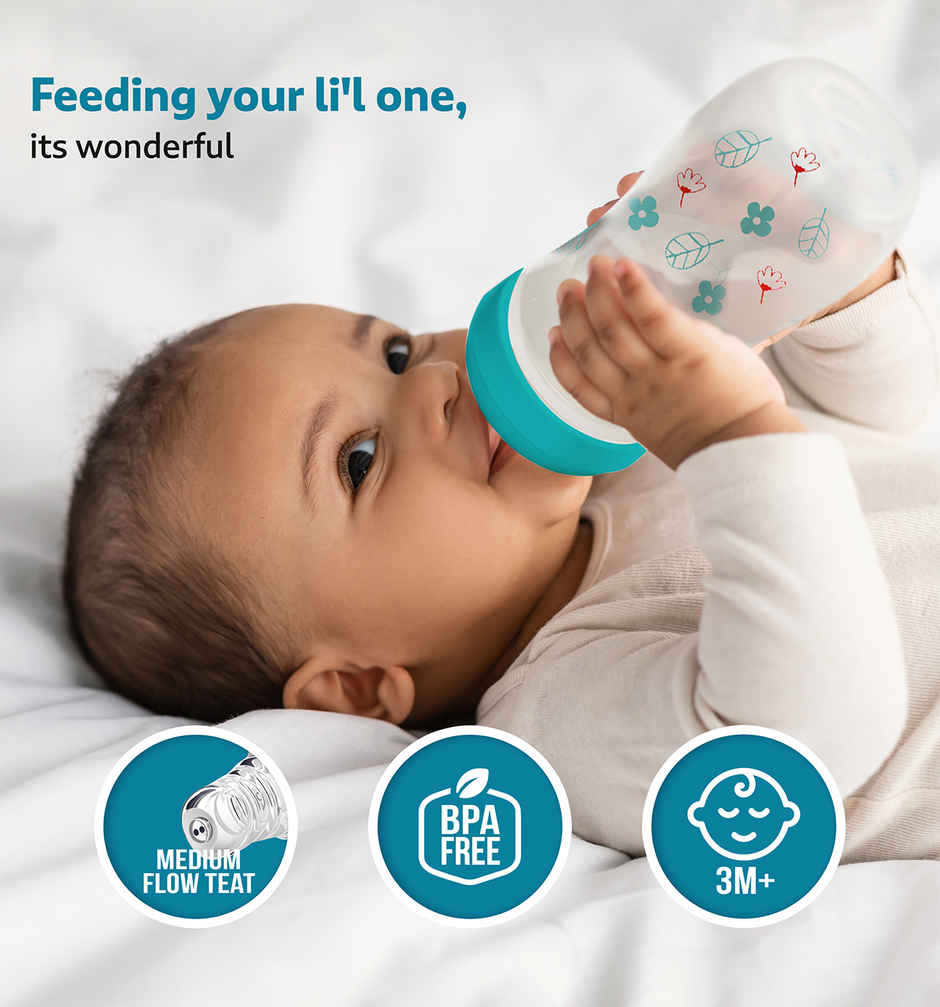 Luvlap Essential Slim Neck Feeding Bottle