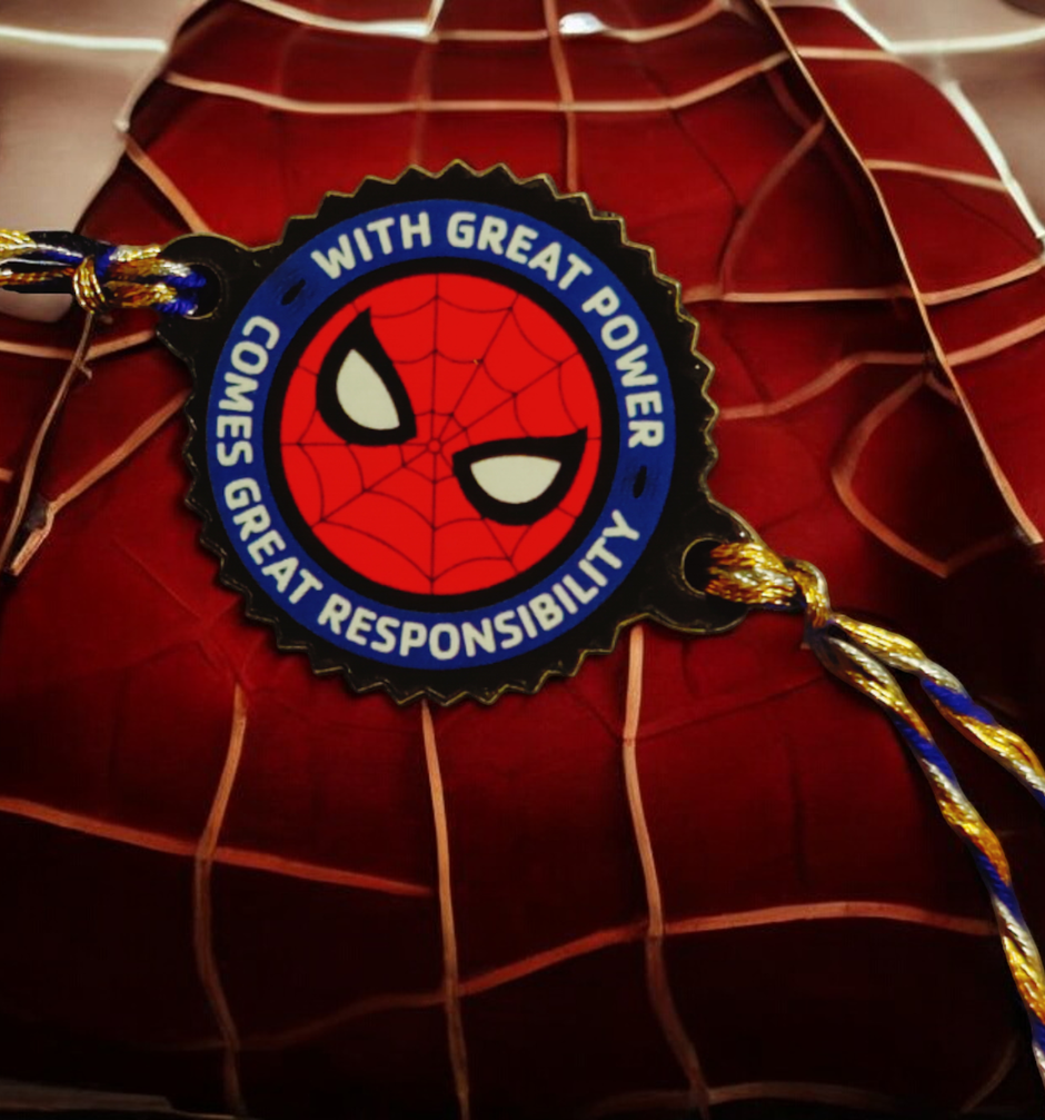 House Of Festivals Spiderman Pendant Rakhi - Official Disney Merchandise - Fun and Playful