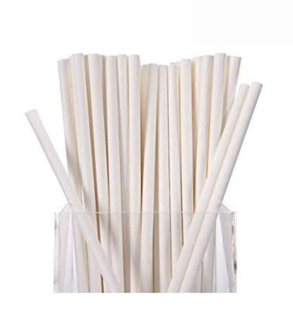 SE7EN Straws Paper | White