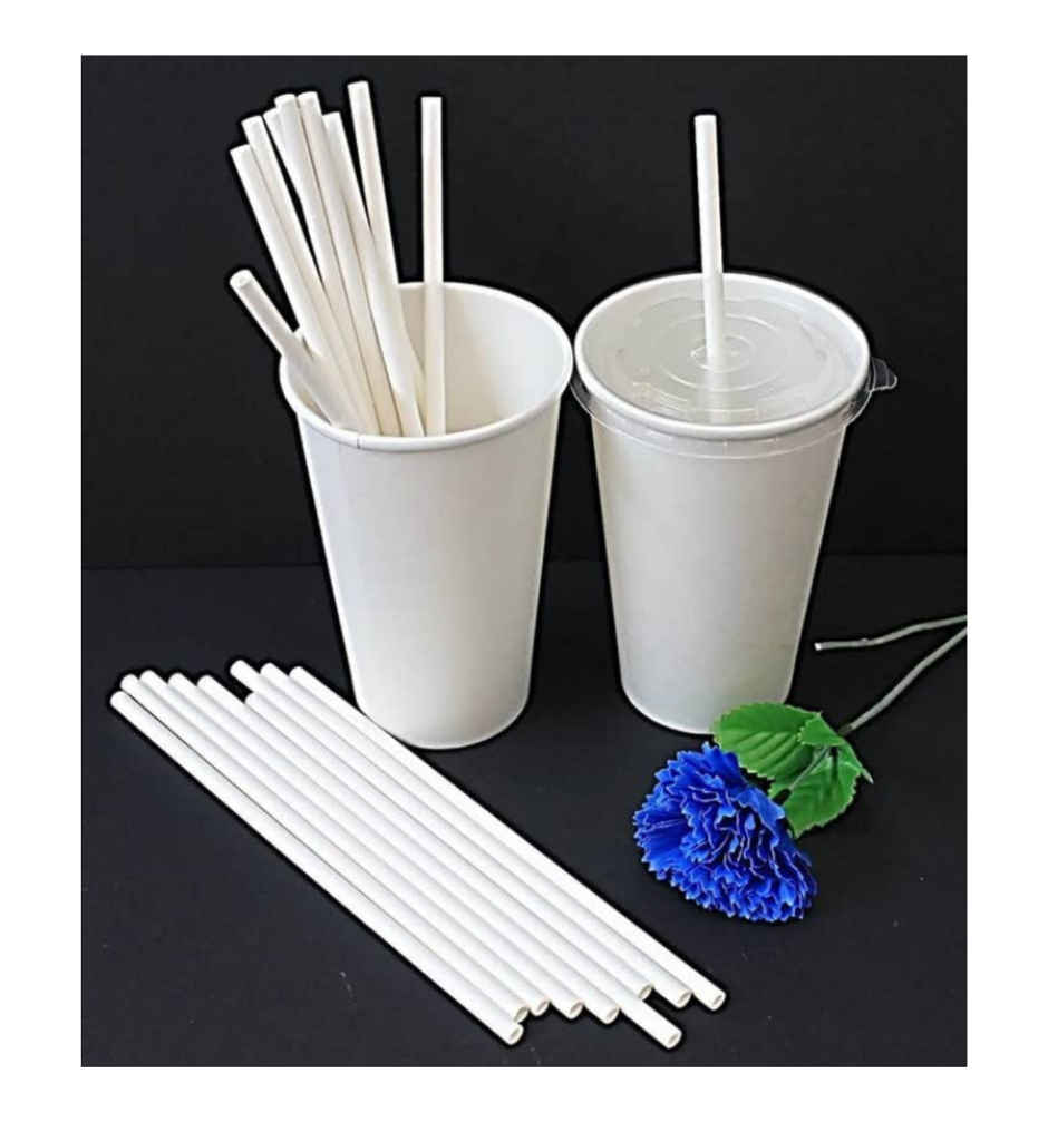 SE7EN Straws Paper | White