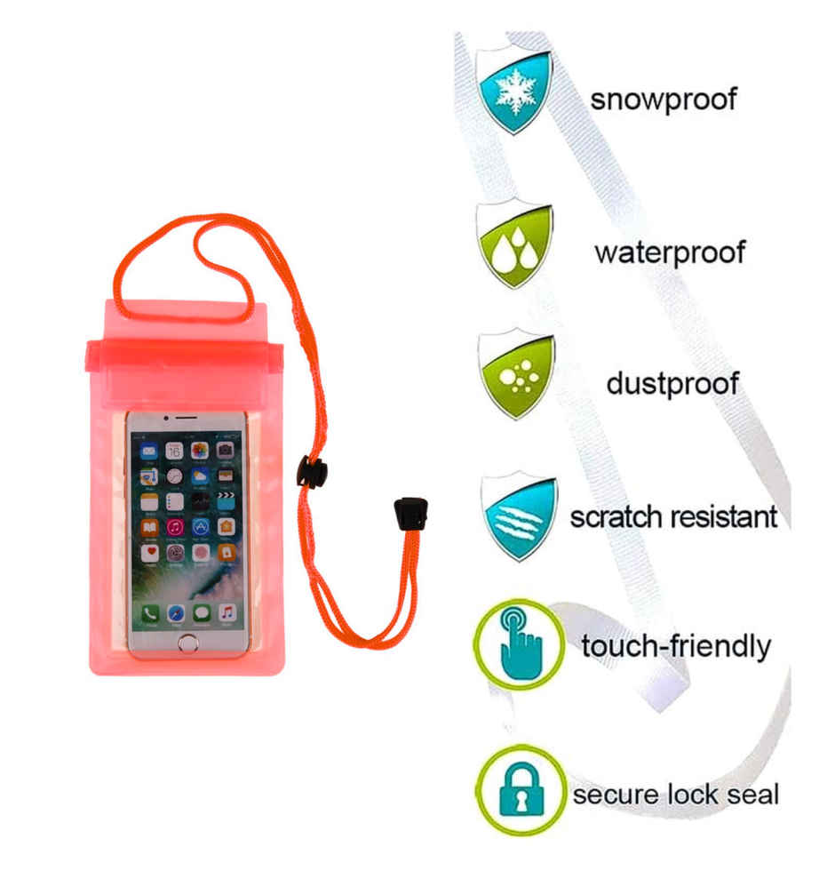 Mobile Rain Protection Pouch/Cover, Waterproof, Assorted Color