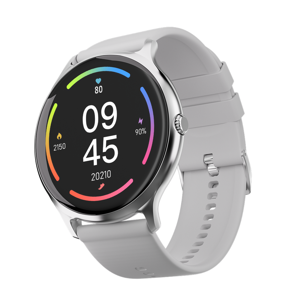 Fire-Boltt Phoenix Pro Smartwatch | 1.39" Display | BT Calling | Women's Edition - Silver Grey