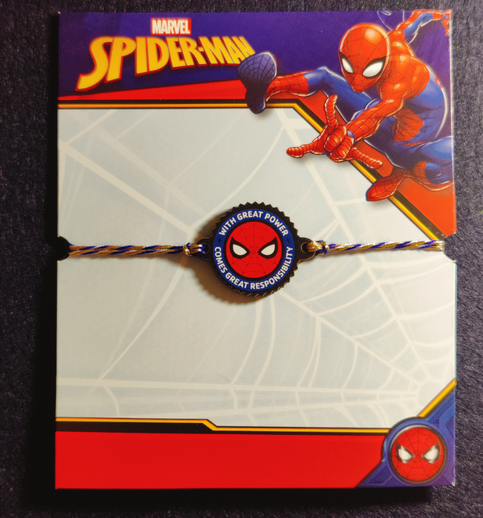 House Of Festivals Spiderman Pendant Rakhi - Official Disney Merchandise - Fun and Playful