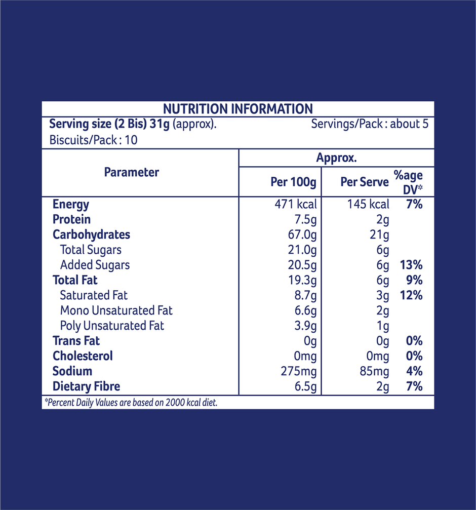 McVitie's Hobnobs Oats Cookies | 0% Maida & 38% Oats