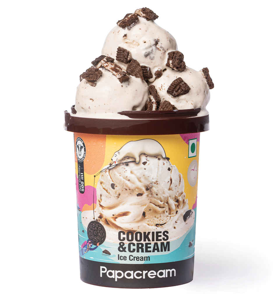 Papacream Cookies & Cream Ice Cream