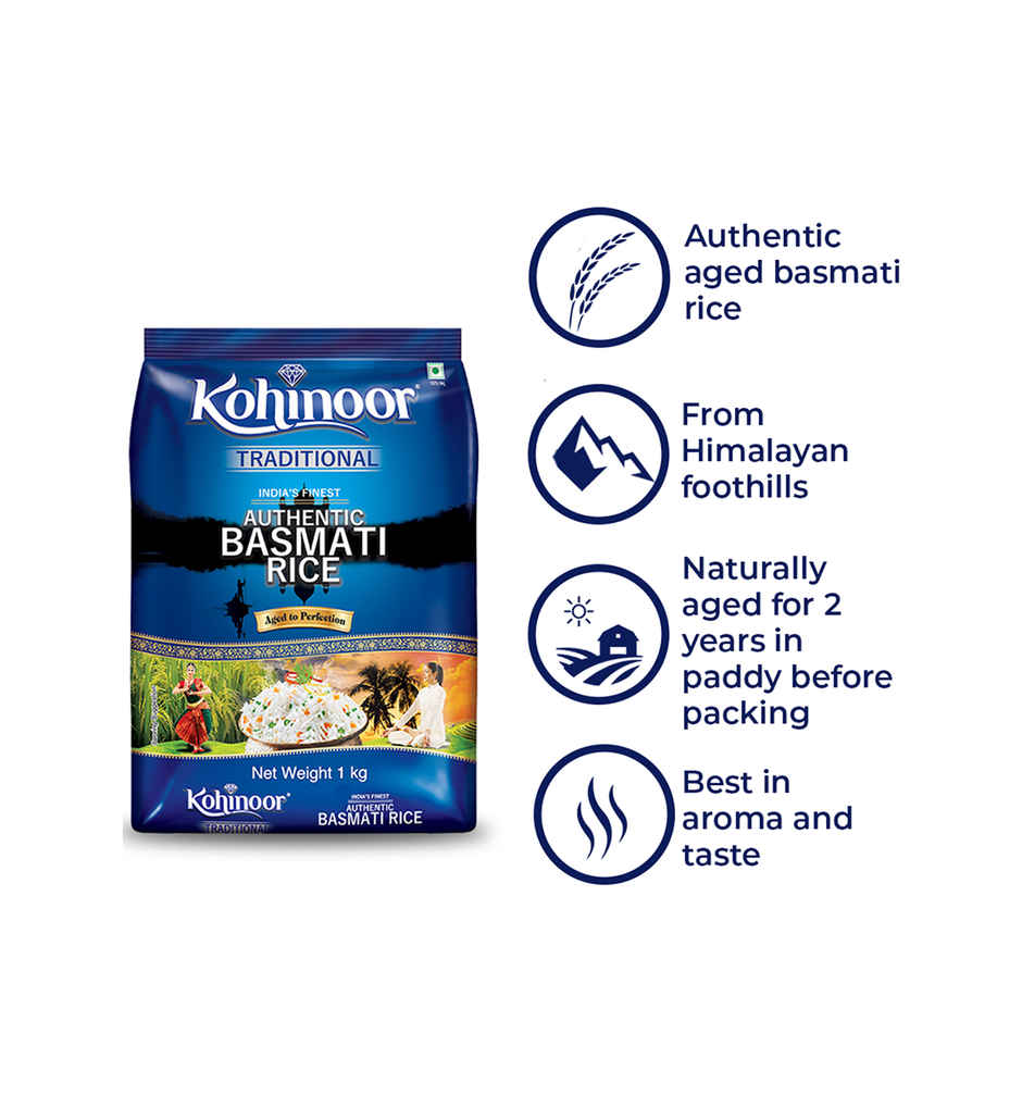 Kohinoor Traditional Authentic Basmati Rice
