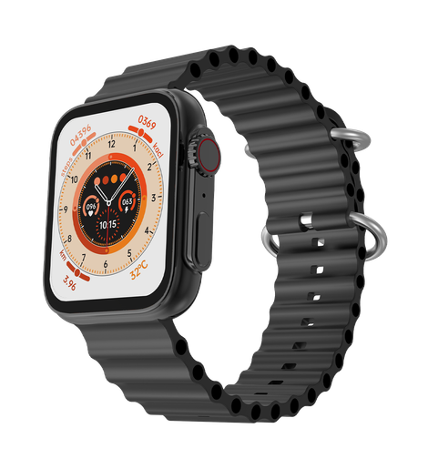 Fire-Boltt Supernova Smartwatch | 1.78" AMOLED Display | BT Calling - Black