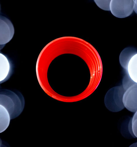 House Of Festivals Red Glass Bangles | Size 2.4 (Pack of 12)