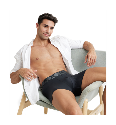 Jockey IC28 Men's Tactel Microfiber Elastane Stretch Underwear Solid Trunk | Black-L