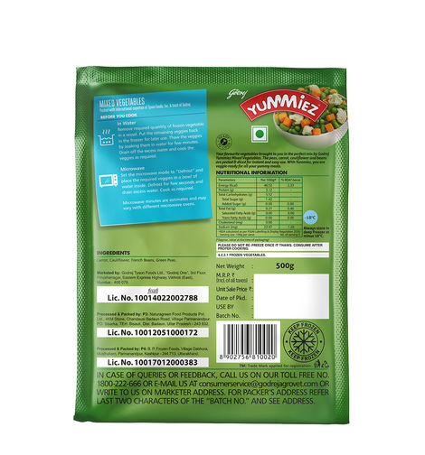 Yummiez Mixed Vegetables