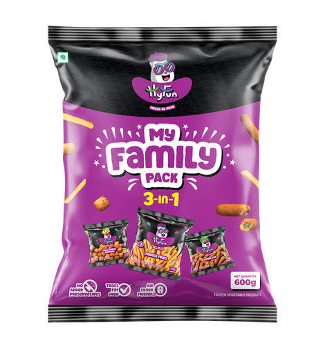 HyFun My Family Pack (3 In 1) Frozen Snack
