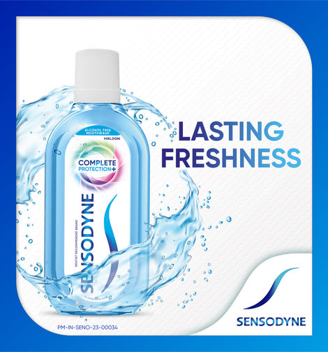 Sensodyne Alcohol Free Complete Protection+ Mouthwash