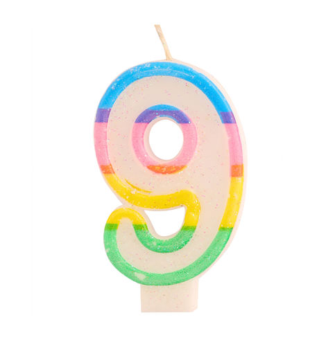 Let's Vybe Numeric Candle No 9