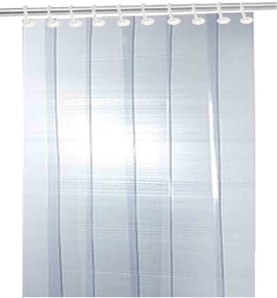 Kuber Industries 6 Strips PVC AC Curtain-7 ft, 0.5mm Transparent |CKTS20
