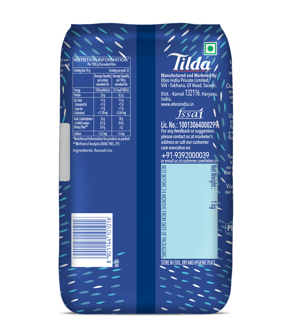 Tilda Pure Original Basmati Rice | Unflavored