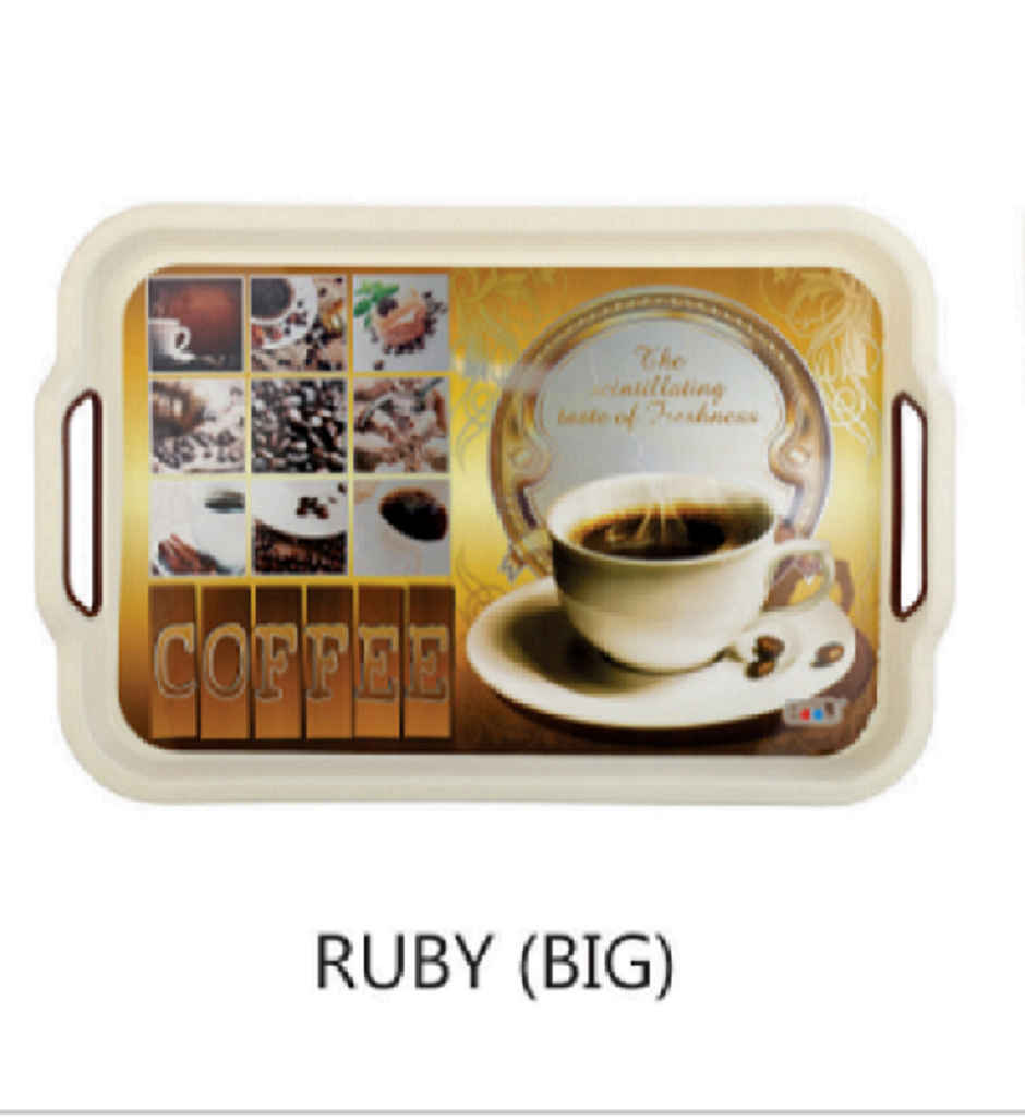 Soham Housewares Serving plastic Tray Set( Small, Medium, Large )