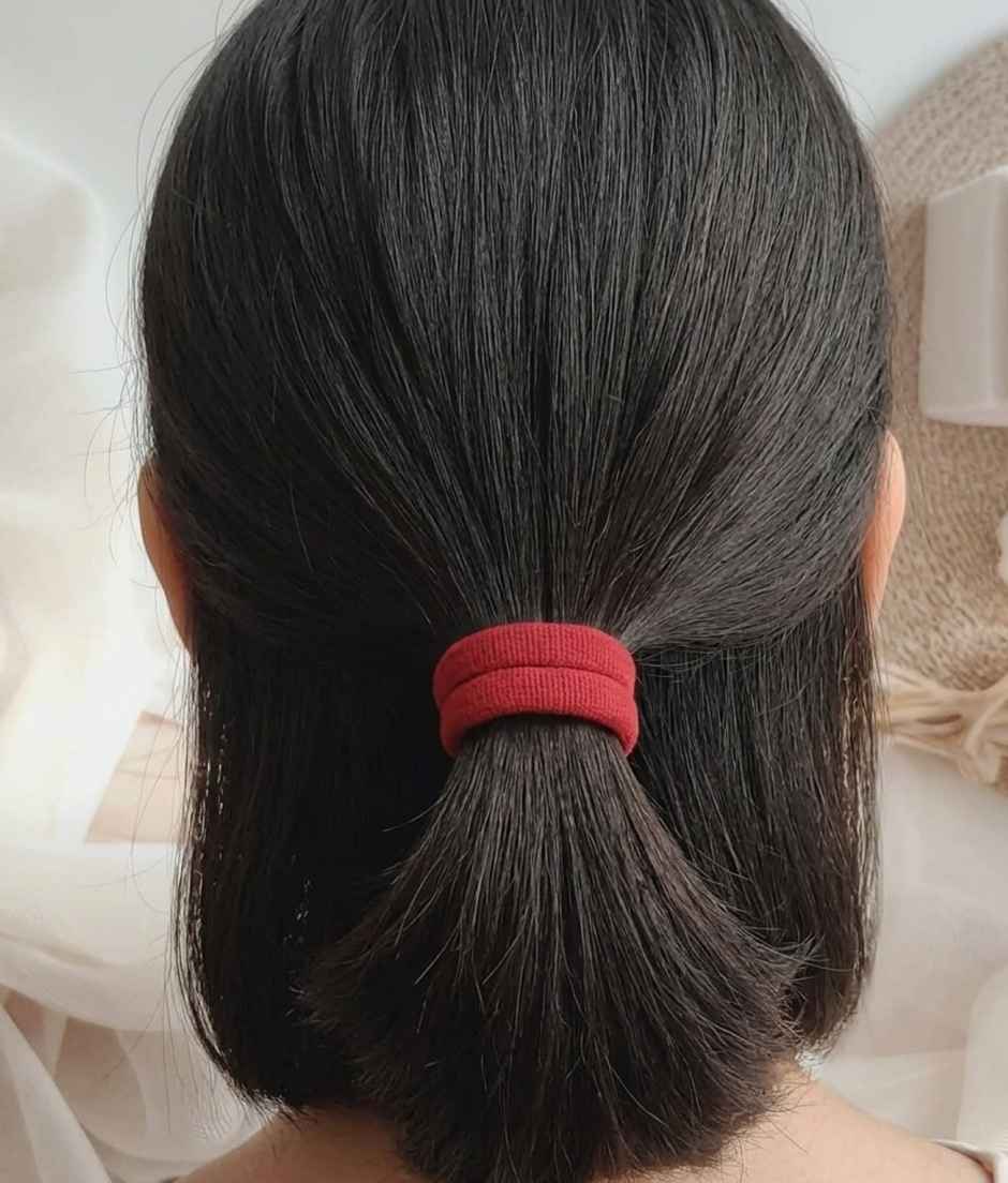 The Opal Factory Hair Accessories | Elastic Bands for Girls | Set of 30 | Small | Neon Multi