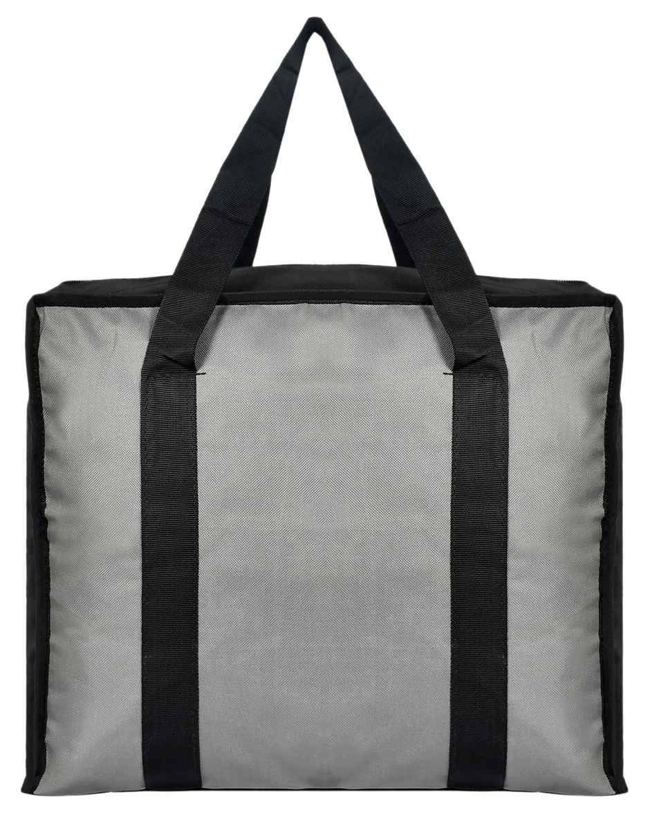 Kuber Industries Rexine Shopping/Grocery Bag for Fruits | Vegetables with Handles (Grey)