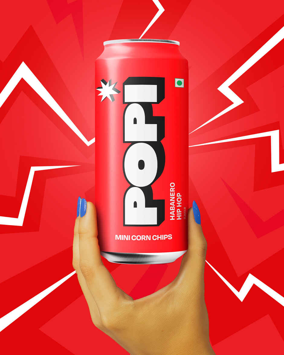 Popi Habanero Hip Hop Mini Corn Chips | Solo Can