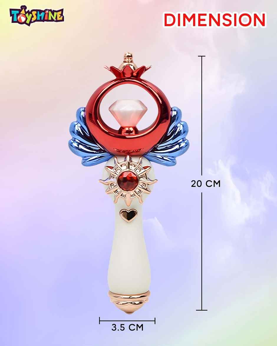 Toyshine Fairy Wand Electric Magic Moon Styling Stick Flashing Toy