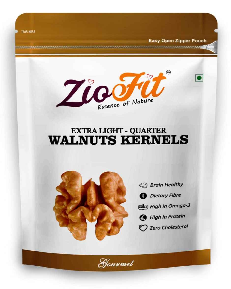 Ziofit Walnut Kernels Extra Light Quarter