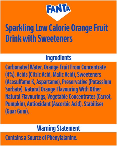 Fanta Orange Zero