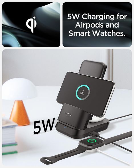 Spigen Pa2001 Portable Charger (W) Arc.Dual Black (C To C)