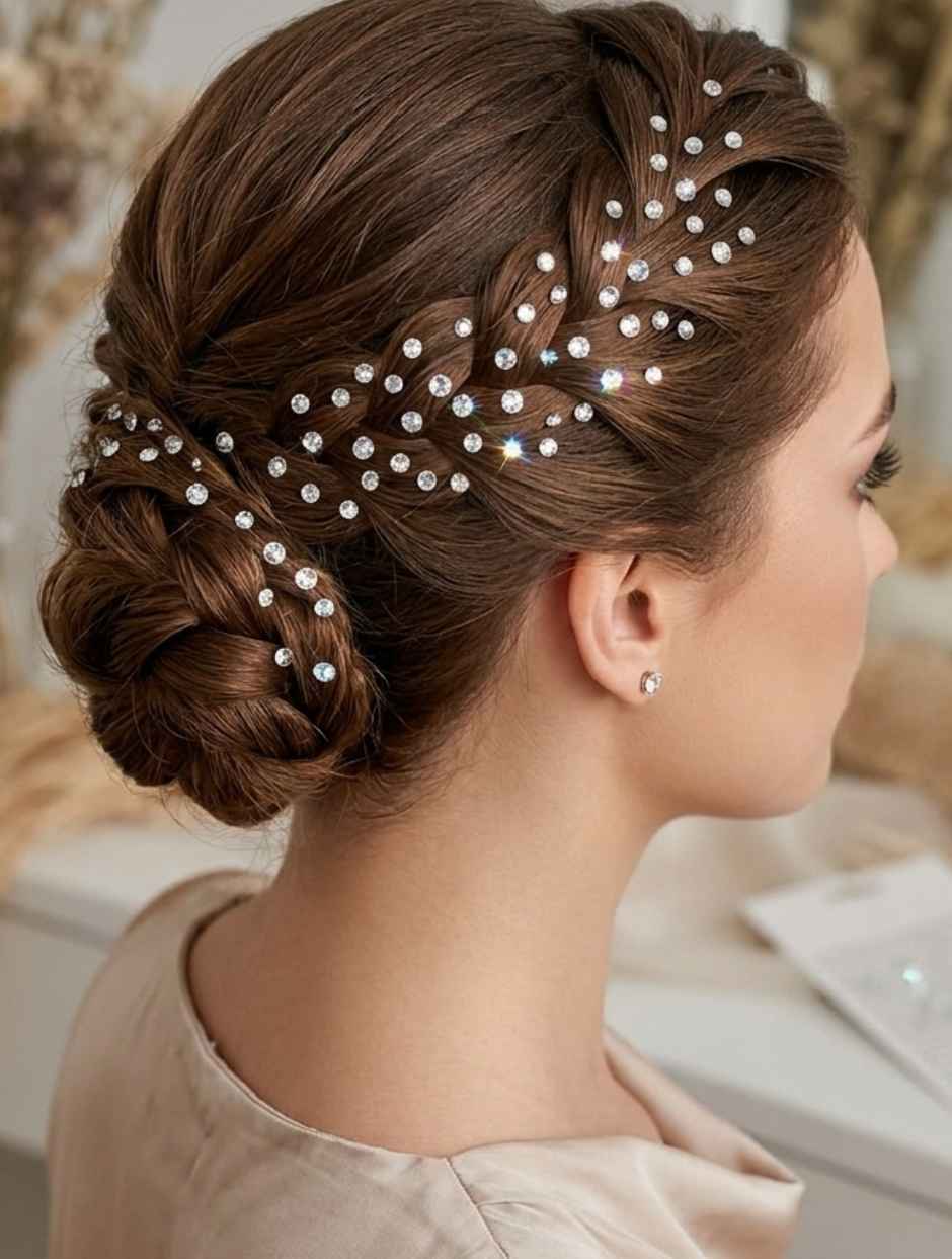 The Opal Factory Hair Accessories | Hair Sticker Rhinestonefor Girls
