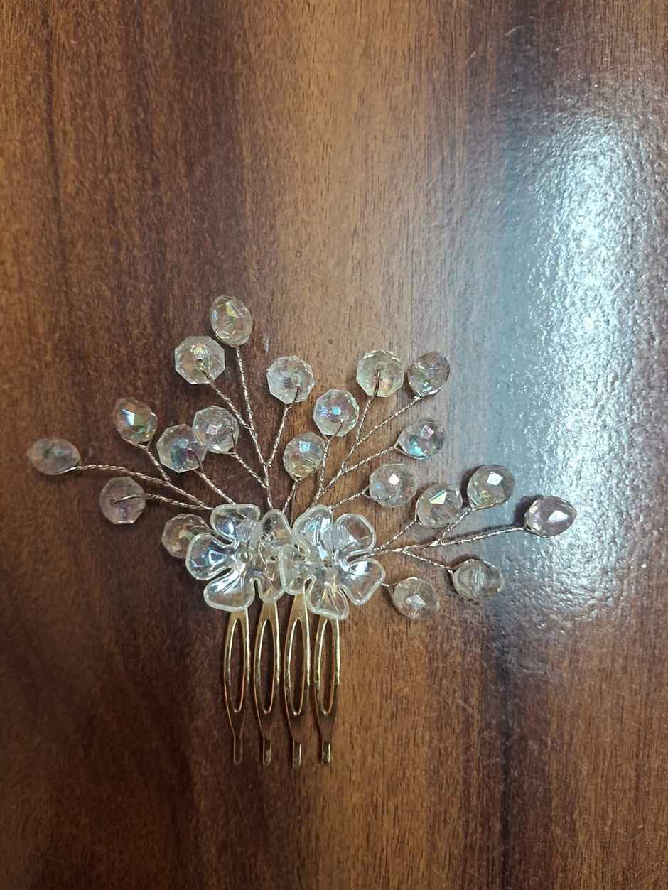 The Opal Factory Gift Box | Hair Comb, Scrunchies, Bracelet, Hair Pin And Rose Fragrance Candle
