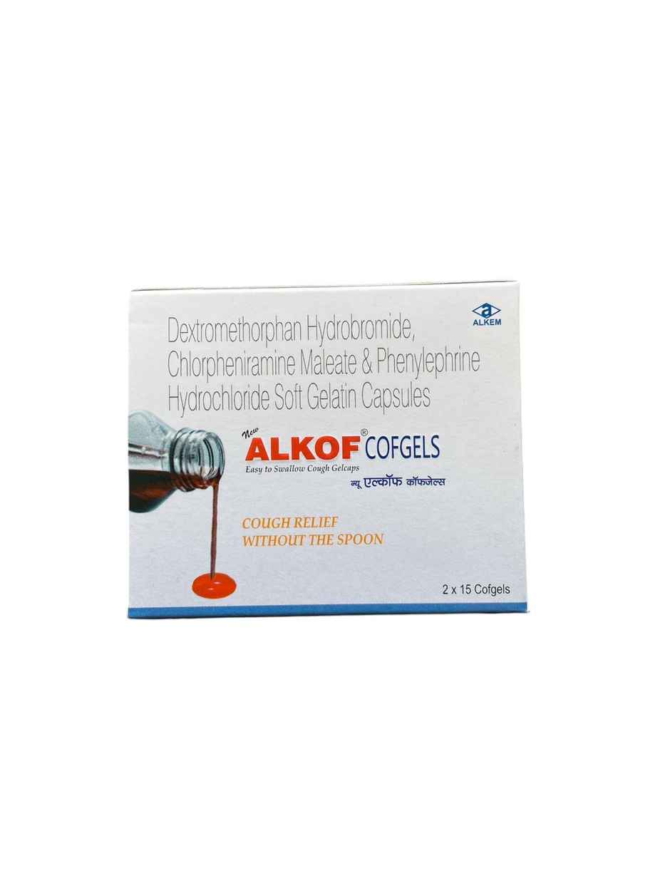 New Alkof Cofgels Soft Gelatin Capsule