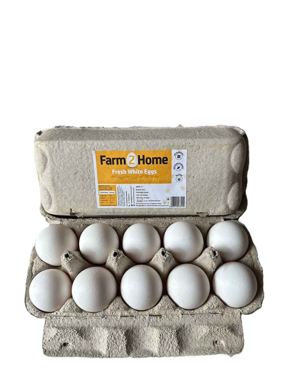 Farm2Home Fresh White Eggs