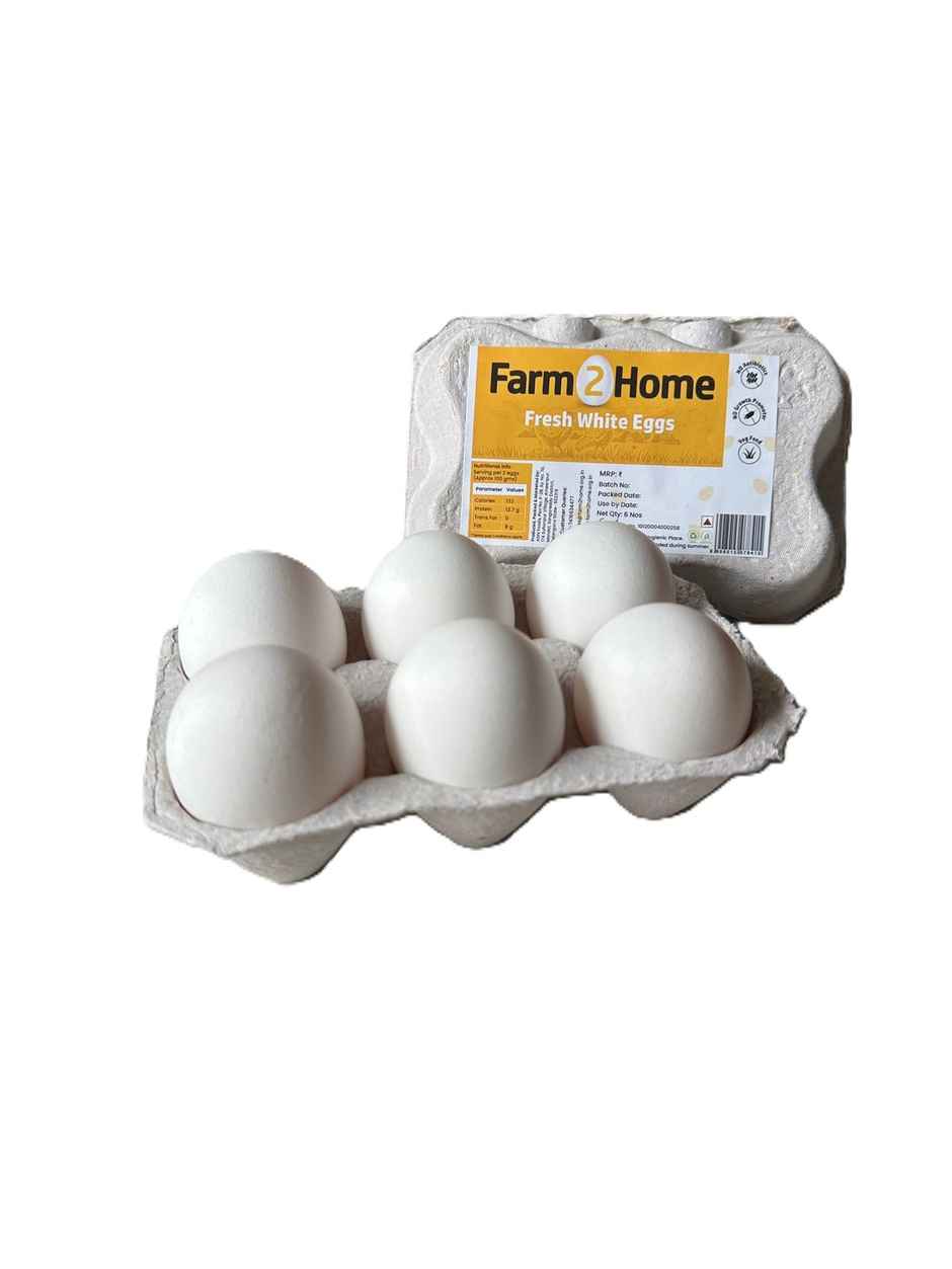 Farm2Home Fresh White Eggs