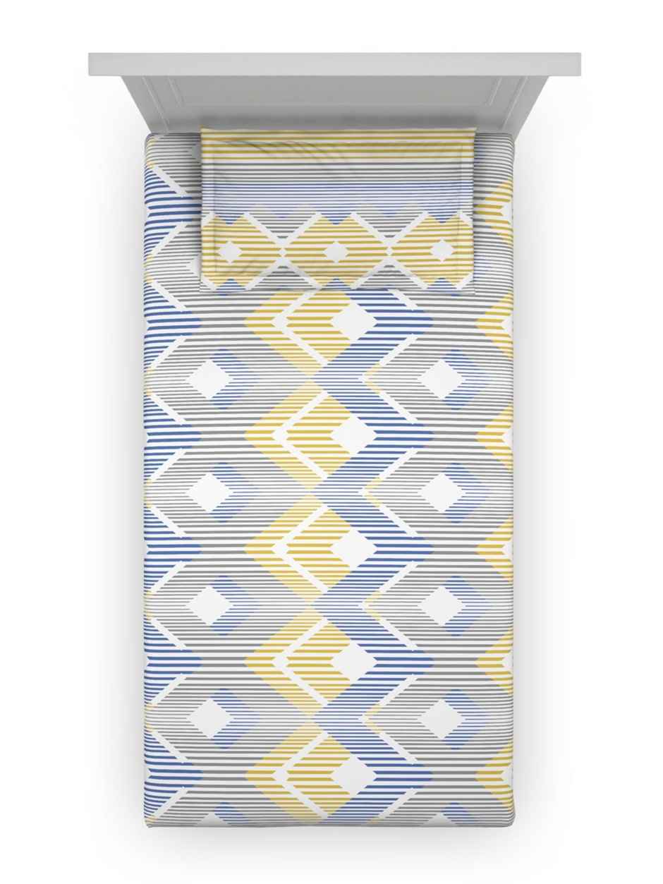 D Decor Vega Single Bedsheet Set - Thrush