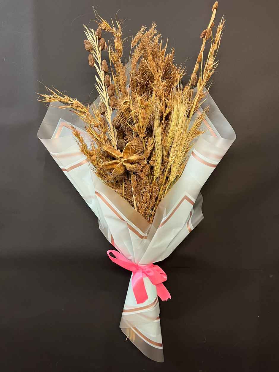 Dried Sindoor Love Flower Bouquet | Ideal for Gifting | Farmerr