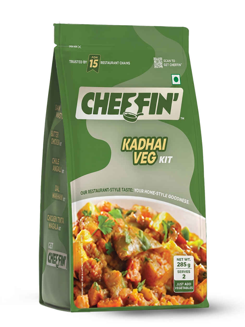 Cheffin' Ready to Cook Kadhai Veg | Add Fresh Veggies | Indian Curry | 10 Min