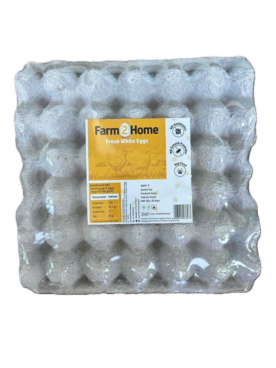 Farm2Home Fresh White Eggs
