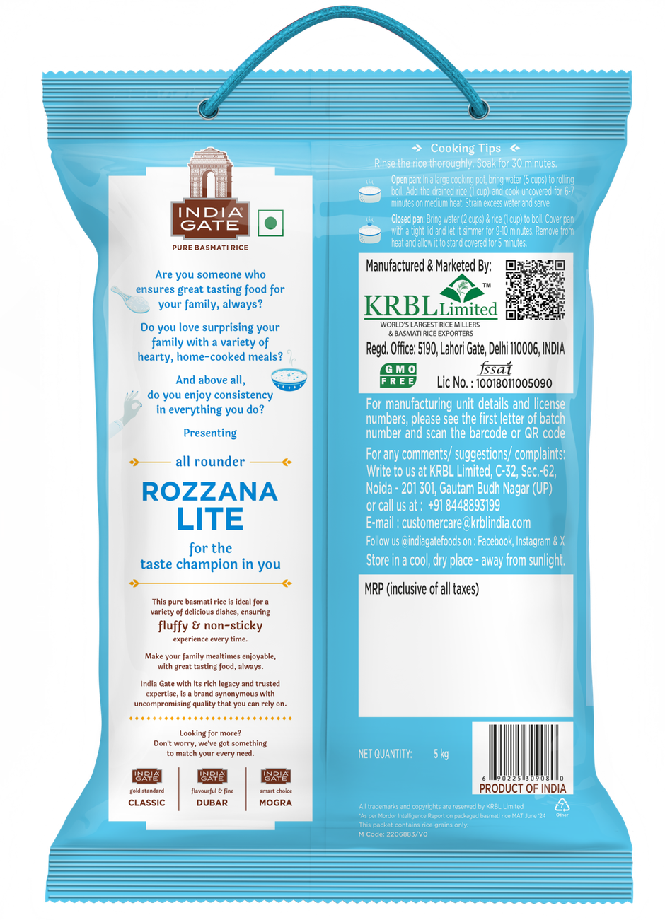 India Gate Rozzana Lite