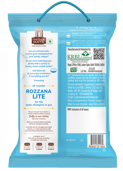 India Gate Rozzana Lite