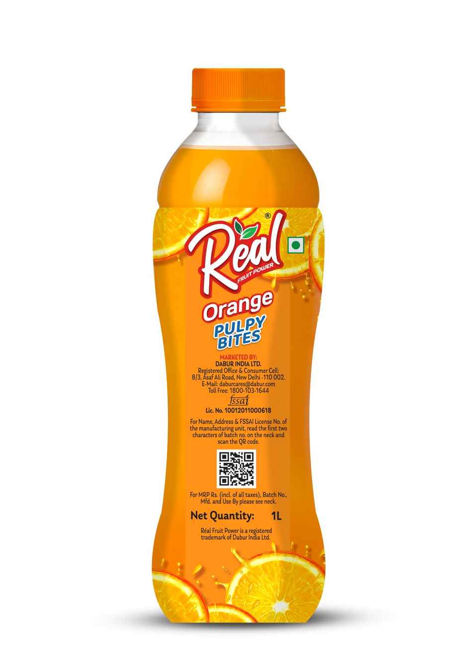 Real Fruit Power Pulpy Orange Juice