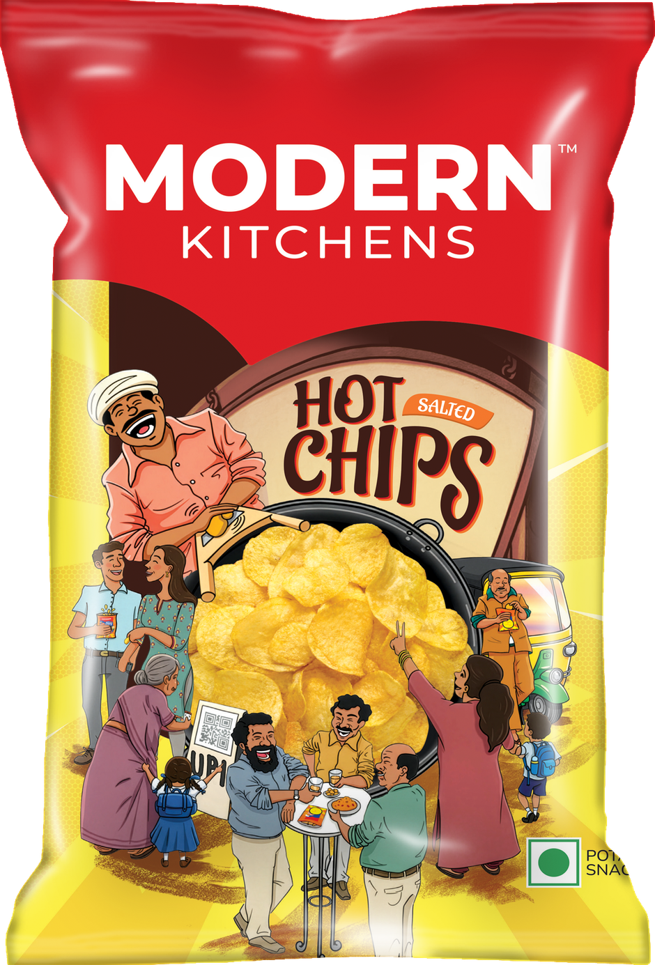 Modern Kitchen Hot Chips Salted | Crispy & Salty